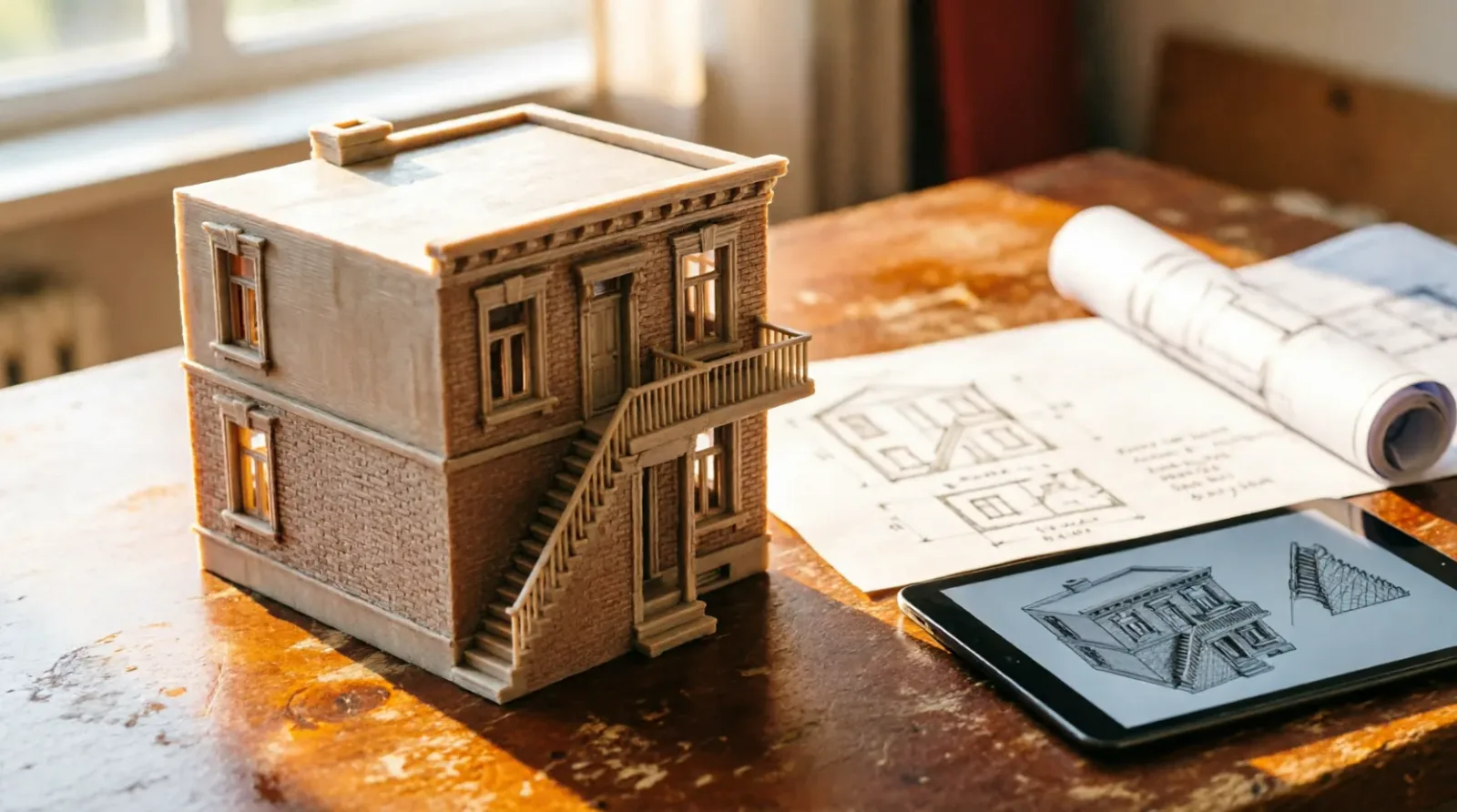 3D-печать макетов, архитектурных зданий, сооружений.